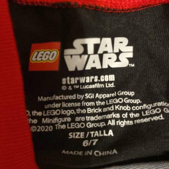 Lego star war size 6/7 pj set - Picture 3 of 3